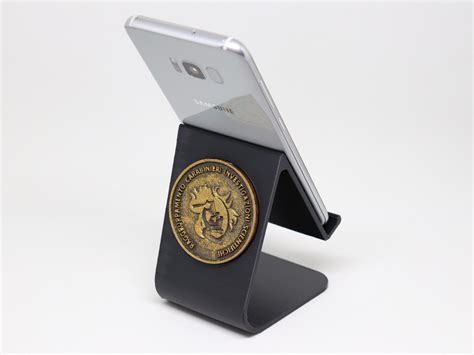 Smartphone Stand with Your Logo by giufini | Download free STL model | Printables.com