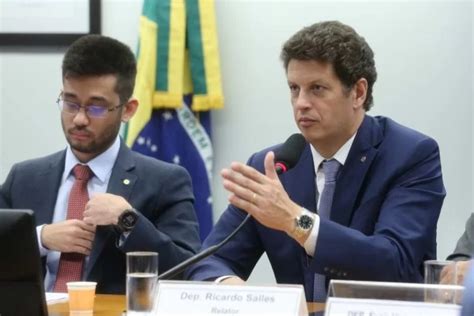 Ex Ministro Do Meio Ambiente Ricardo Salles O Relator Da Cpi Do Mst