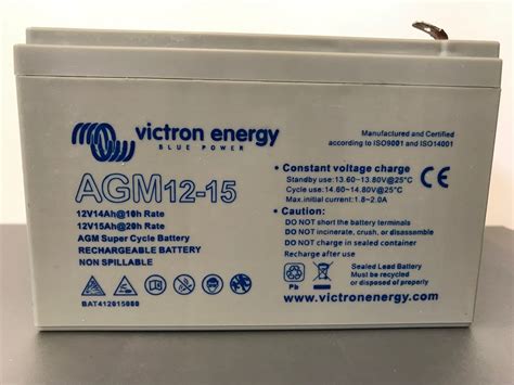 Acumulator Victron Energy 12V 15Ah AGM Super Cycle Conector Faston 6