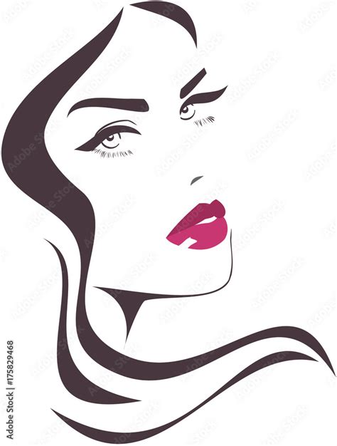 Female Face Vector