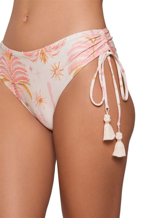 Cosita Linda Sunset Slide Tri Bikini With Intermediate Tie Side Bottom