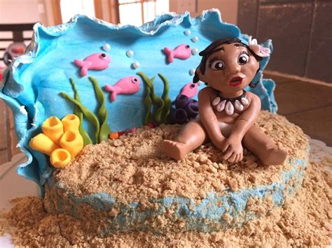 Baby Moana Cake Ideas Wiki Cakes