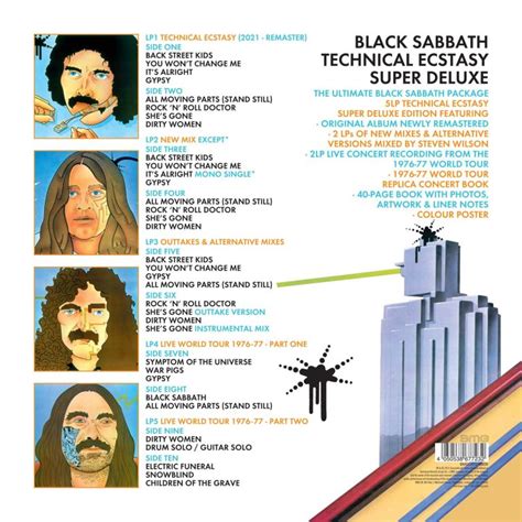 Technical Ecstasy Super Deluxe Details Black Sabbath Online