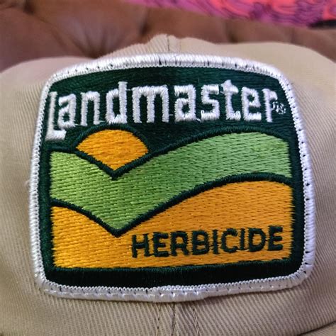 Vintage Trucker Hat Landmaster Herbicide Patch On Depop