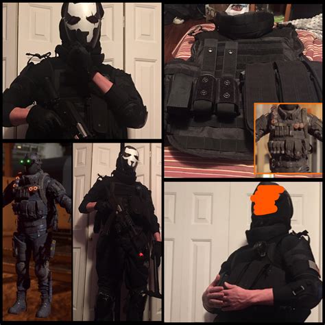 A Collage of My Homemade Hunter Cosplay for Airsoft. : r/thedivision