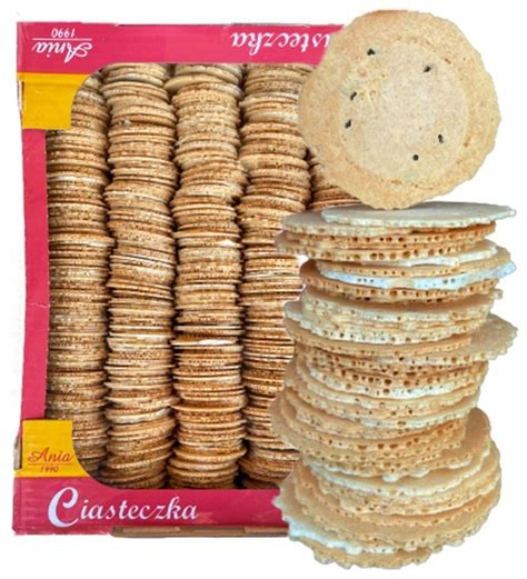 Ciastka Owsiane z CZARNUSZKĄ Bez Dodatku Cukru ANIA 1kg 9143793099