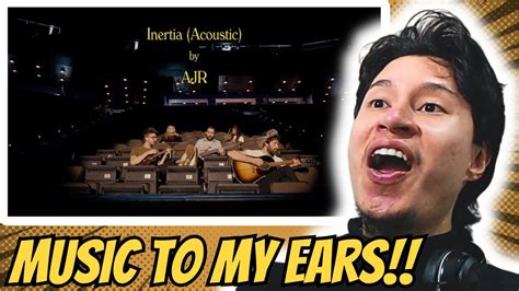 Artist Reacts Ajr Inertia Acoustic Youtube