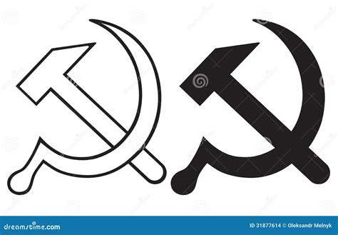 Hammer And Sickle Stock Vector Illustration Of Pattern 31877614