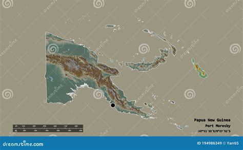 Location Of Bougainville Autonomous Region Of Papua New Guinea