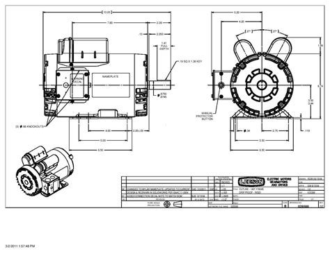 Leeson Electric Motor Cad Drawings Infoupdate Org