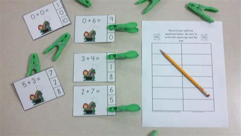 St Paddys Day Addition Math Centers Sums Of 0 To 10 Addition Math