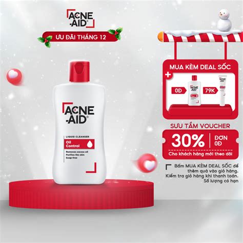 Sữa rửa mặt ACNE AID LIQUID CLEANSER 100ml Cho Da Nhờn Và Mụn