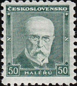 Stamp Tom Garrigue Masaryk President Czechoslovakia T