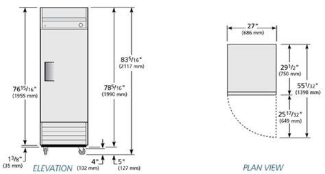 Heladera Vertical True Modelo T 23 HC Grupo Ecm