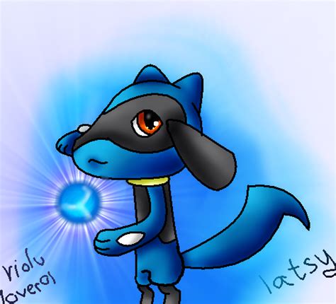 Riolu - Aura Sphere by latsy on DeviantArt