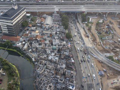 Rencana Revitalisasi Pemukiman Di Pasar Gembrong Antara Foto