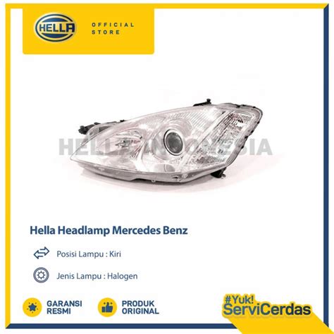 Jual Lampu Headlamp Mobil Hella Mercedes Benz Kiri Halogen Lampu