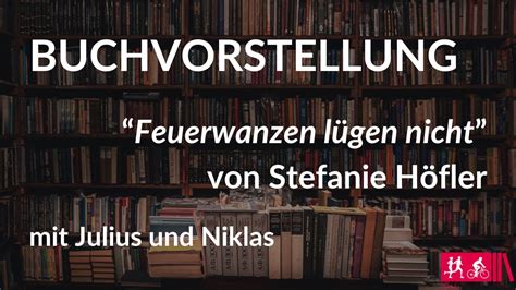 Julius und Niklas mit Feuerwanzen lügen nicht von Stefanie Höfler