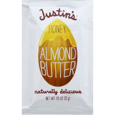 Justins Almond Butter Honey Super 1 Foods