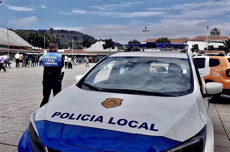 La Policía Local de La Laguna levanta 84 actas por no llevar mascarilla