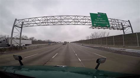 Indiana Toll Road Mile 30 To Illinois Border On I 80 Youtube