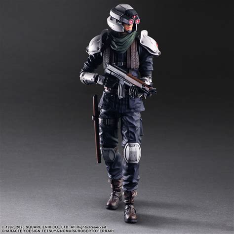 Final Fantasy 7 Remake Cloud Statue And Play Arts Kai Roche And