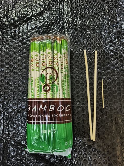 Jual Sumpit Bambu Dan Tusuk Gigi Isi 50 Pasang Shopee Indonesia