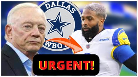 Left Now Crowd Wants Obj In Dallas Latest Dallas Cowboys News Youtube