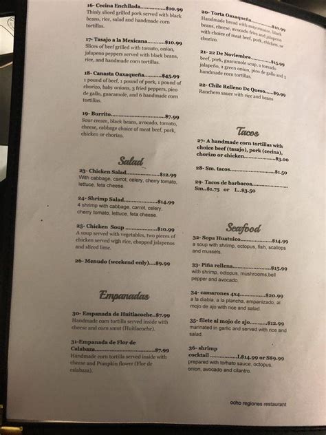 Menu At Ruby Restaurant Dallas