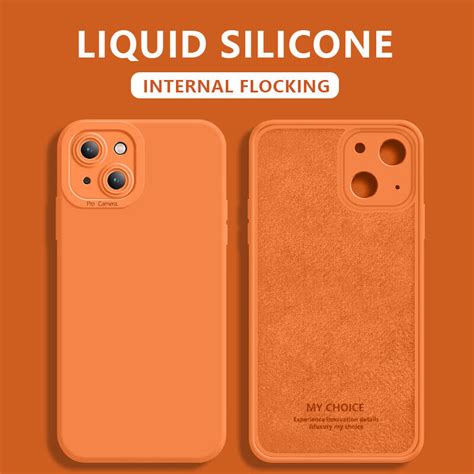 Thin Liquid Silicone Soft Cover Case For Iphone 15 14 13 12 11 Pro Max Xs Xr 8 7 Ebay