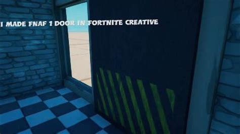 I Made Fnaf 1 Doors In Fortnite Creative YouTube