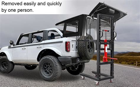 Amazon MSIZOY 1 Person Operate Hard Top Removal Lift Storage