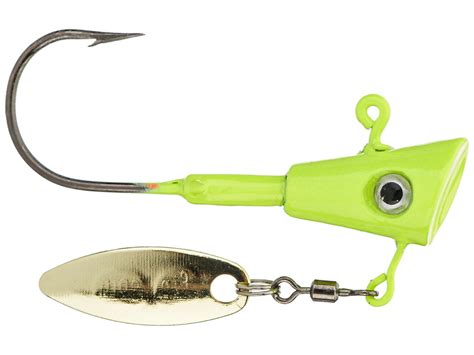 Leland S Lures Crappie Magnet Fin Spin Jig Heads 3pk Tackle Warehouse