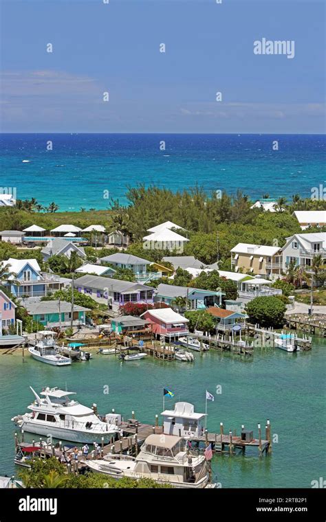 Hope Town Elbow Cay Abacos Islands Bahamas Stock Photo Alamy