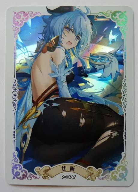 Carte Sexy Girl Waifu Beauty Manga Mint Holo Genshin Impact Keqing