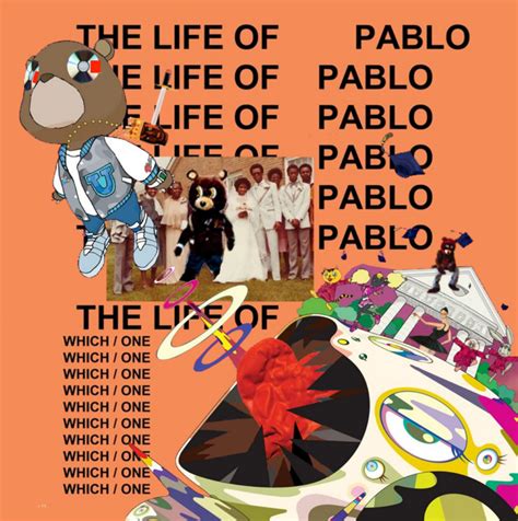 Combination Of All Kanye Solo Album Covers I Made In My Digital Imaging