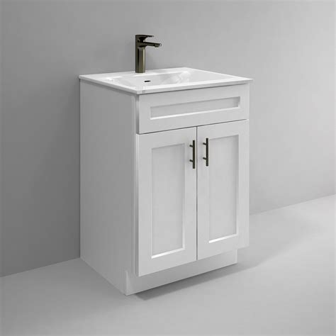 Vanity Atelier 24 Single Bathroom Vanity Sink Base Cabinet In White