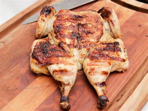 Tangerine Chicken Under A Brick Recipe Food Network