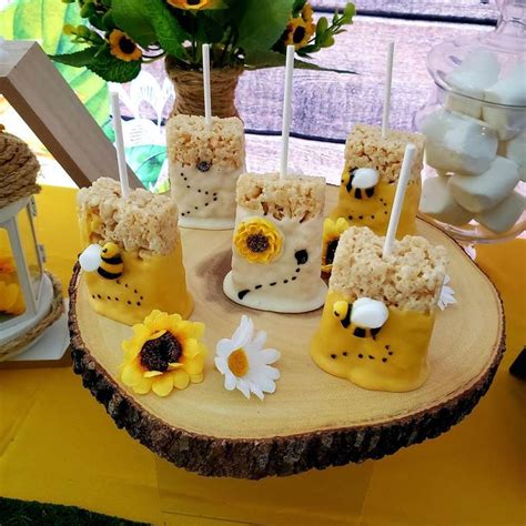 Bumble Bee And Sunflowers Baby Shower Party Ideas Photo 1 Of 44 Bee