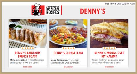 Free Birthday Meal at Denny's ???| Best Rewards Programs