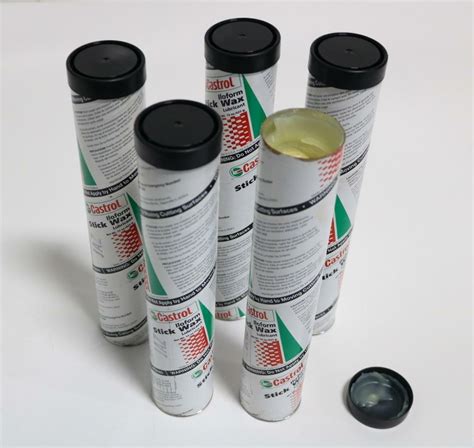 Castrol Iioform Lot Of 5 Stick Wax Lubricant 15oz Tubes