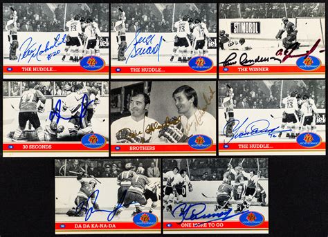 Lot Detail Canada Russia Series Team Canada Signed Card