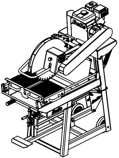 Altrad Belle Ms 500 Masonry Saw Owner S Manual