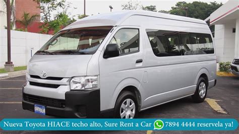 Toyota Hiace Techo Alto Jessa Luciana