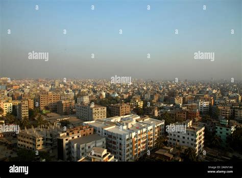 A top view of Mirpur, Dhaka, Bangladesh. February 12, 2011 Stock Photo ...