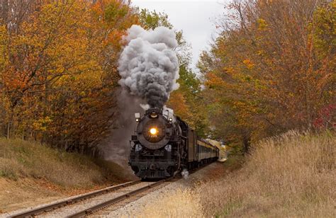 Autumn Steam Train Adventure HD Wallpaper