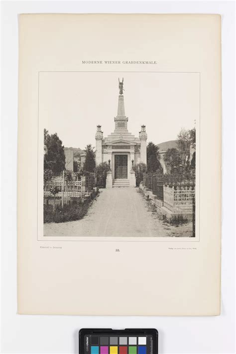 Friedhof Grinzing Mausoleum Famlie Weil Blatt Nr Aus Moderne