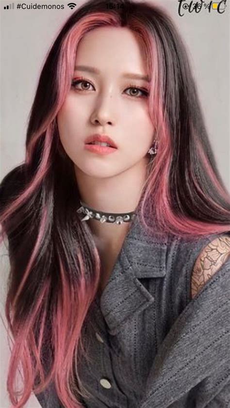 Hairstyle Discovered By Harukaa On We Heart It Kpop Hair Color Hair Color Streaks Hair Color