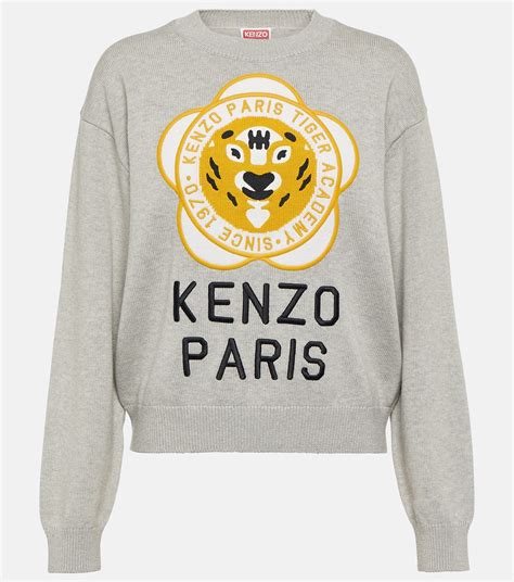 Kenzo Tiger Sweater Grey