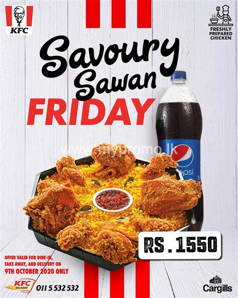 Kfc Sri Lanka Buy A Savoury Sawan With 15l Pepsi Just For Rs 1550 Today